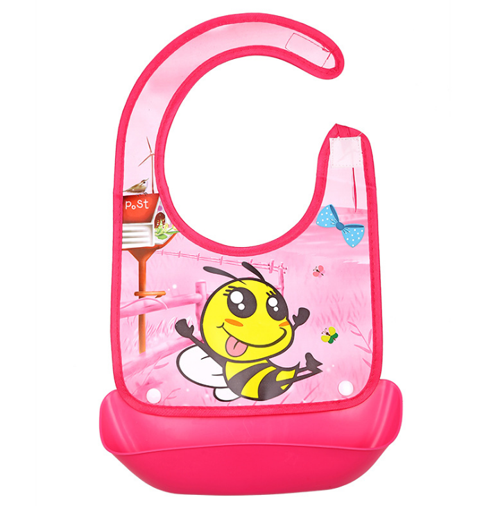Daily Find silicone bib - premium baby shower gift for new parents waterproof feeding bib