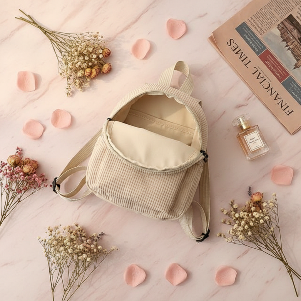 Women’s Corduroy Mini Backpack