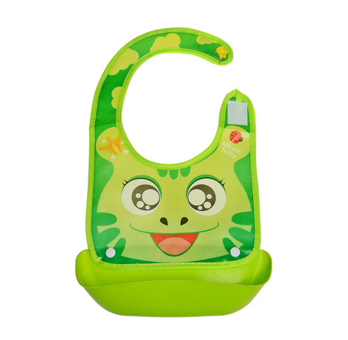 Silicone Baby Bib with Food Catcher | 16 Animal Characters | Daily Find