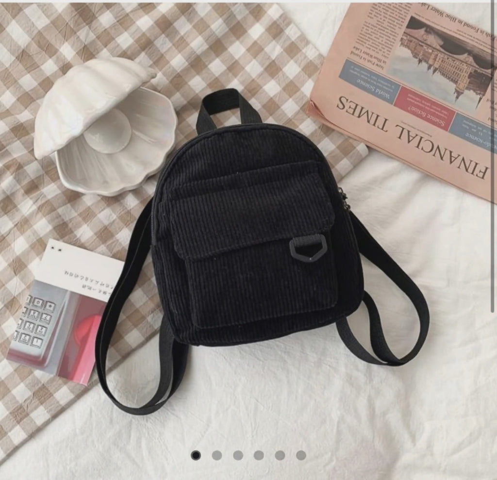 Women’s Corduroy Mini Backpack