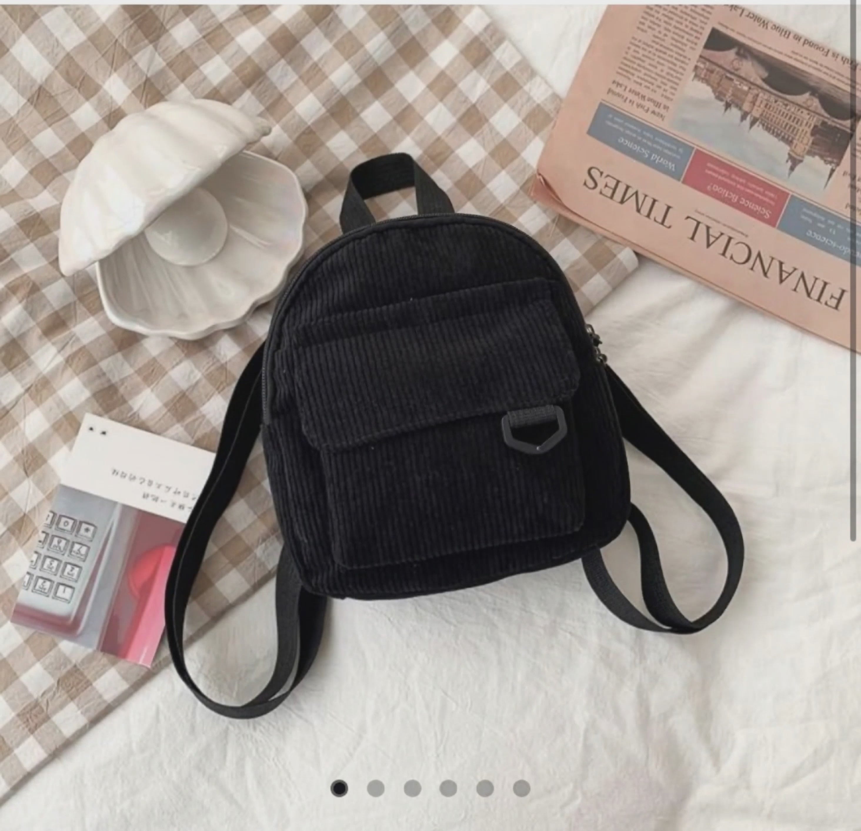Women’s Corduroy Mini Backpack